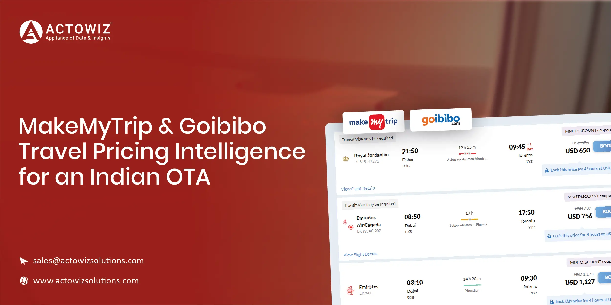 MakeMyTrip & Goibibo Travel Pricing Intelligence India